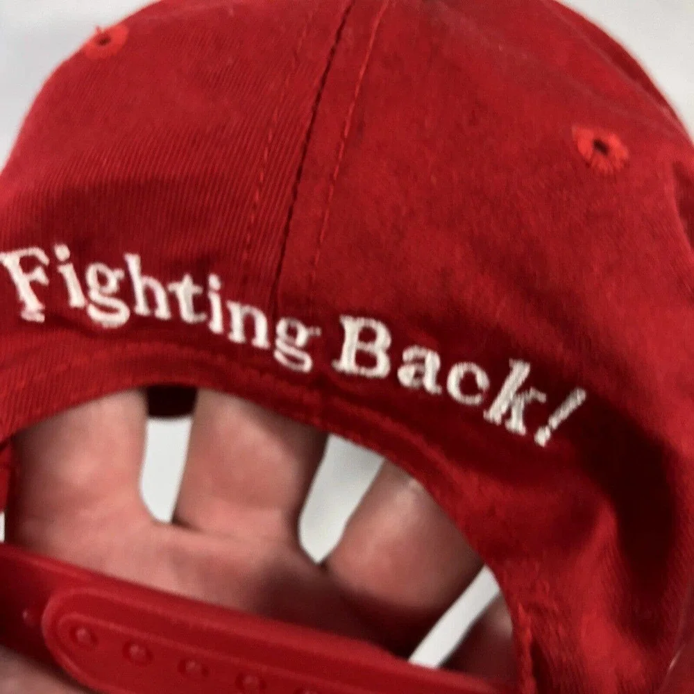 American Heart Association Heart Walk Hat Cap Snapback Red Fighting Back OSFM